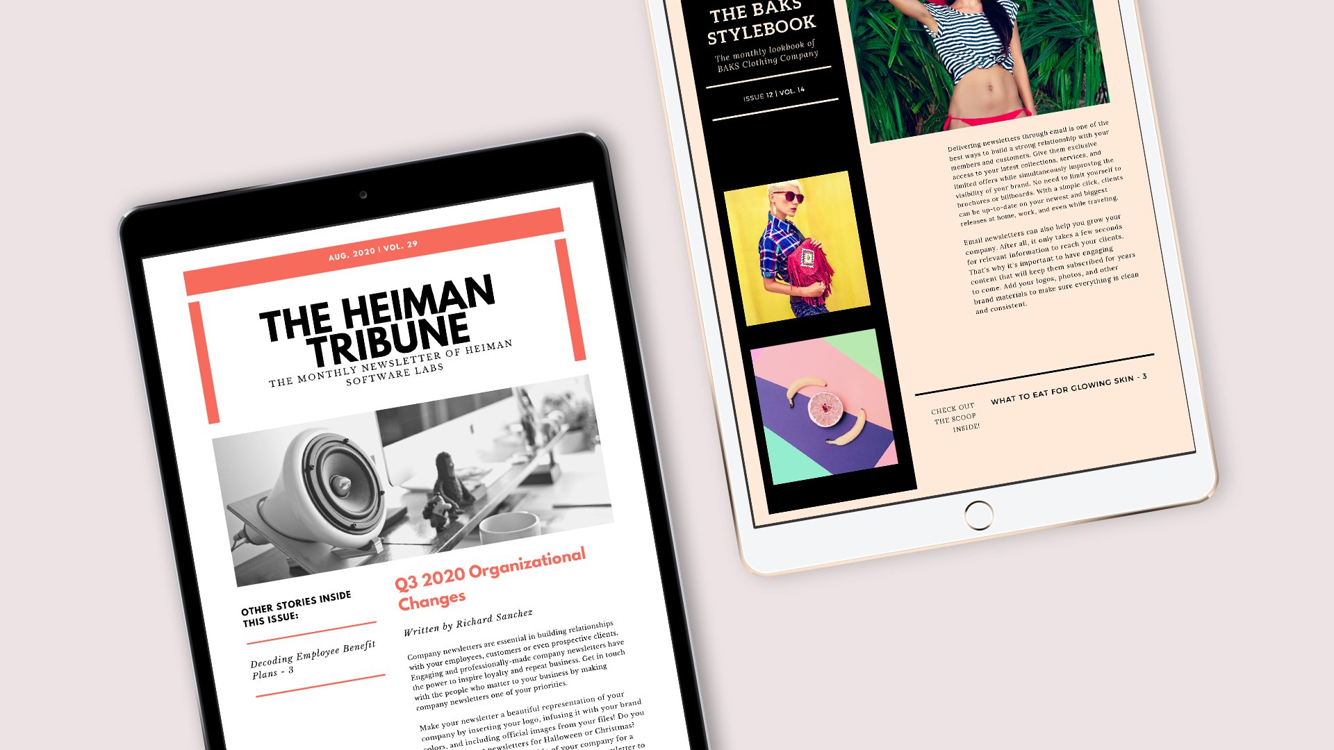 Guide de création d'une newsletter design (+ templates)  Canva